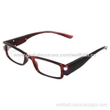 Reading sunglasses with LED light